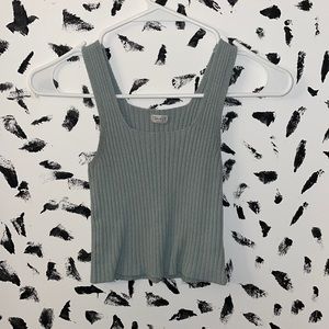 Brandy Melville Pacsun L.A. hearts John Galt ribbed semi cropped tee tank top